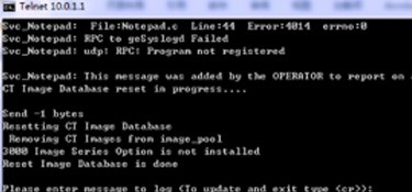 如何用telnet远程连接CT格式化image盘